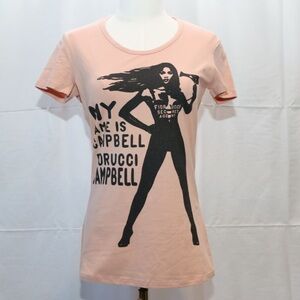 FIORUCCI 🇮🇹 Naomi Campbell Pink TOP NWOT Size Medium